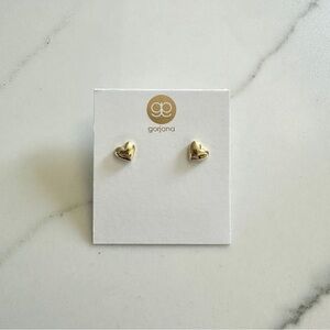 GORJANA GOLD HEART STUDS